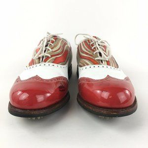 FootJoy Classics Women's 11 B Red White WingTip Go
